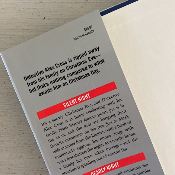 James Patterson First Edition Merry Christmas, Alex Cross Hardcover Book. - Picture 2 of 8